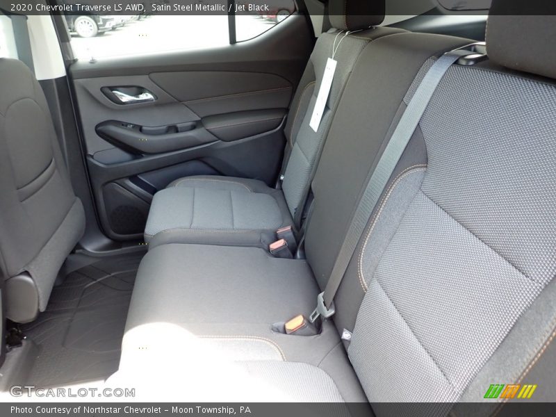 Satin Steel Metallic / Jet Black 2020 Chevrolet Traverse LS AWD