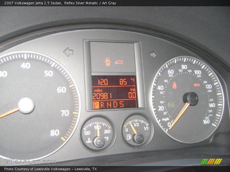 Reflex Silver Metallic / Art Gray 2007 Volkswagen Jetta 2.5 Sedan