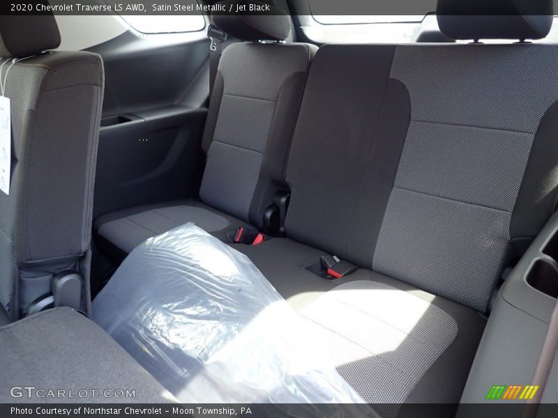 Satin Steel Metallic / Jet Black 2020 Chevrolet Traverse LS AWD