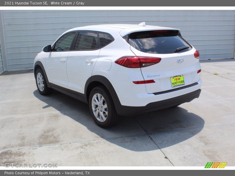 White Cream / Gray 2021 Hyundai Tucson SE