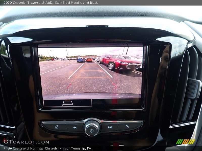 Satin Steel Metallic / Jet Black 2020 Chevrolet Traverse LS AWD