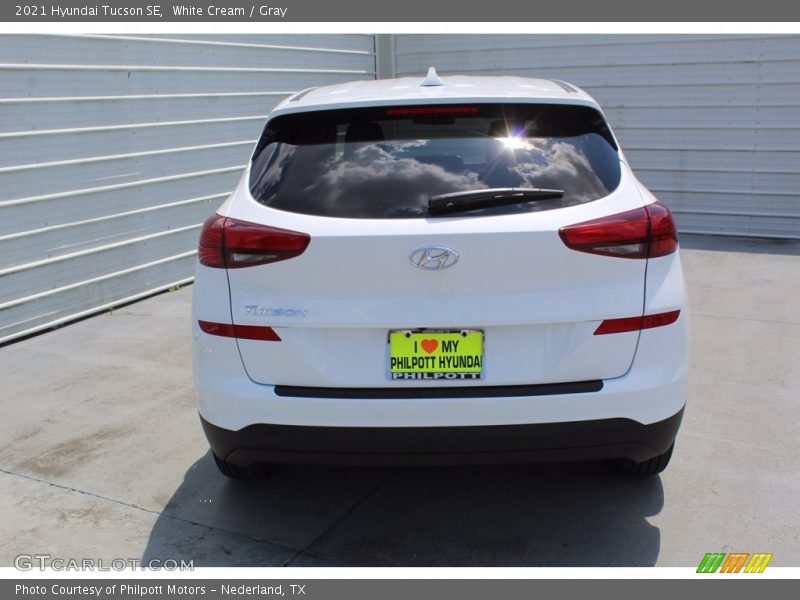 White Cream / Gray 2021 Hyundai Tucson SE