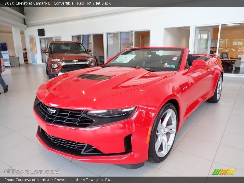 Red Hot / Jet Black 2020 Chevrolet Camaro LT Convertible