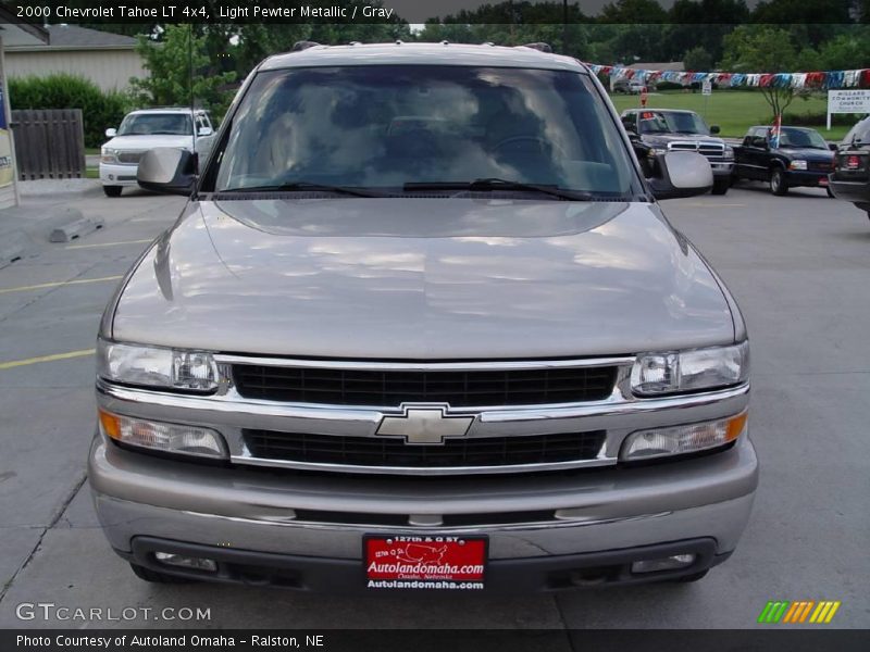 Light Pewter Metallic / Gray 2000 Chevrolet Tahoe LT 4x4
