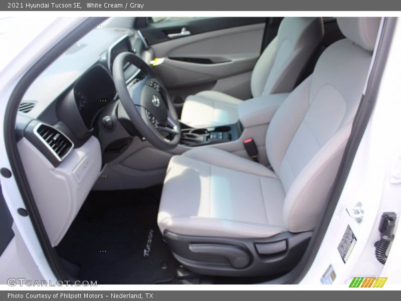 White Cream / Gray 2021 Hyundai Tucson SE