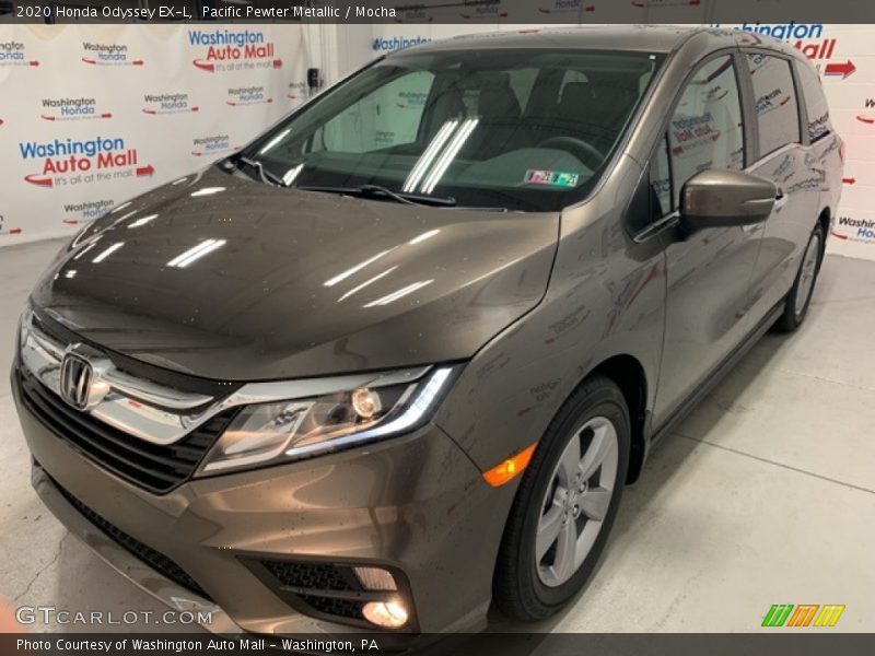 Pacific Pewter Metallic / Mocha 2020 Honda Odyssey EX-L