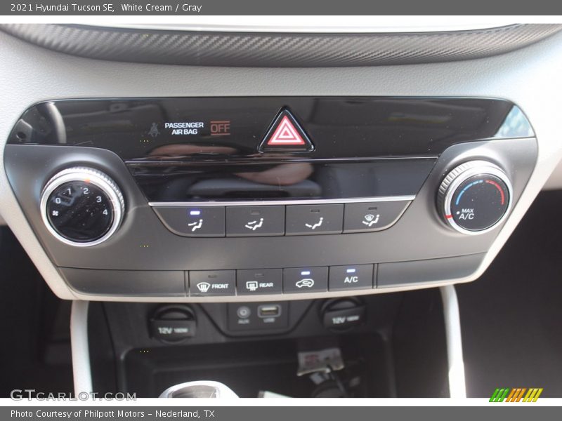 White Cream / Gray 2021 Hyundai Tucson SE