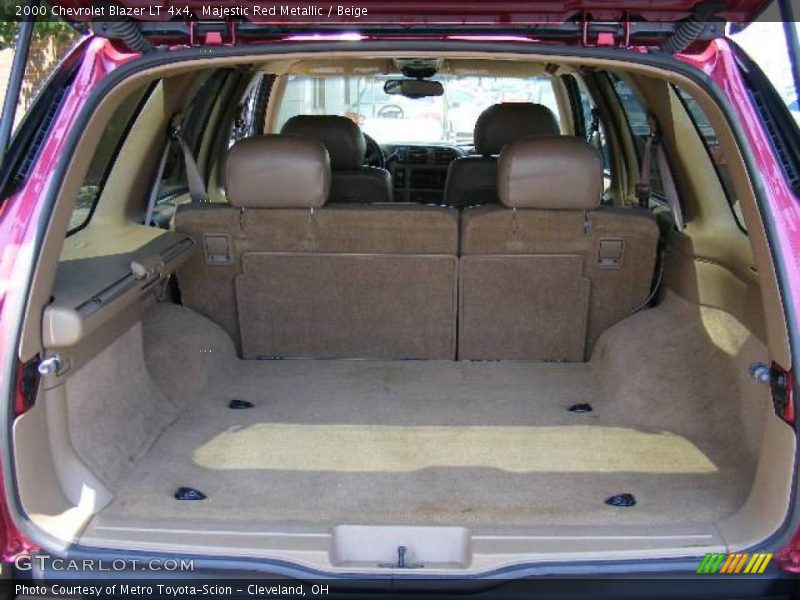 Majestic Red Metallic / Beige 2000 Chevrolet Blazer LT 4x4