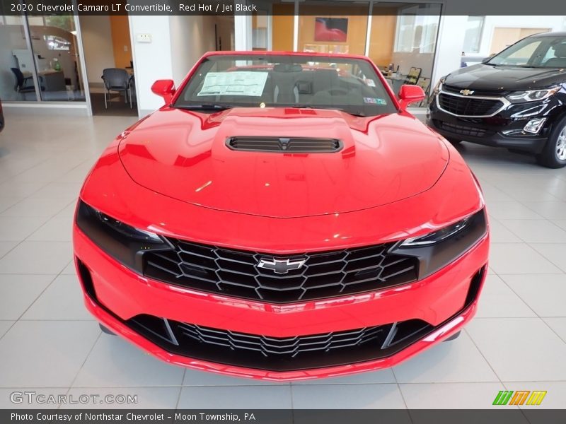 Red Hot / Jet Black 2020 Chevrolet Camaro LT Convertible