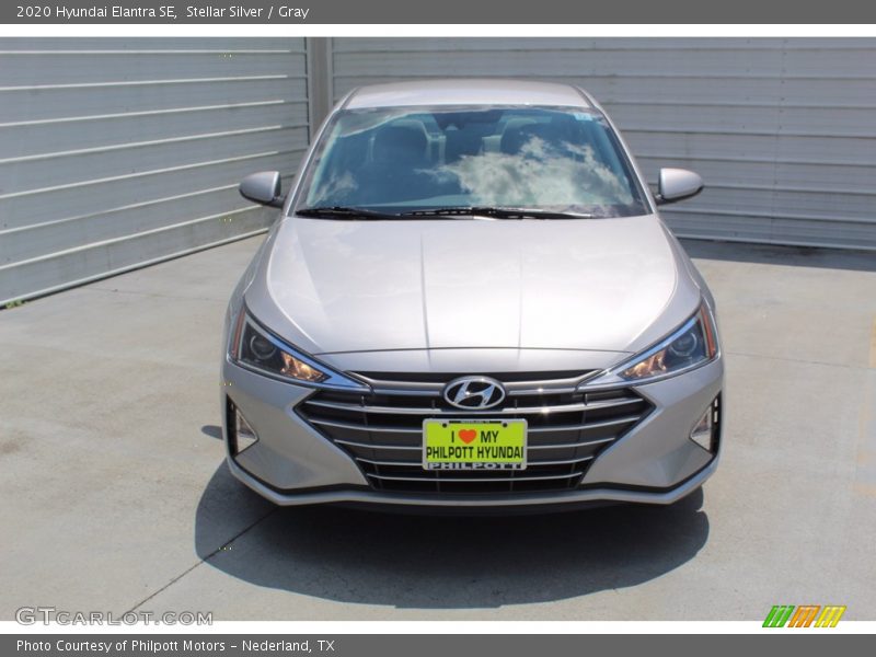 Stellar Silver / Gray 2020 Hyundai Elantra SE