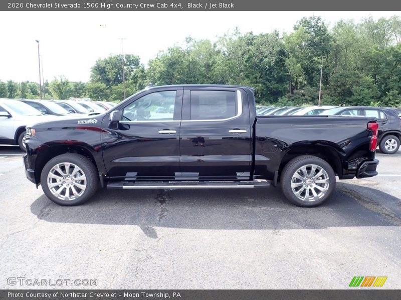 Black / Jet Black 2020 Chevrolet Silverado 1500 High Country Crew Cab 4x4