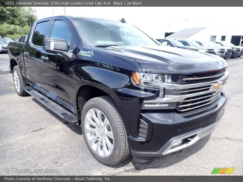 Black / Jet Black 2020 Chevrolet Silverado 1500 High Country Crew Cab 4x4