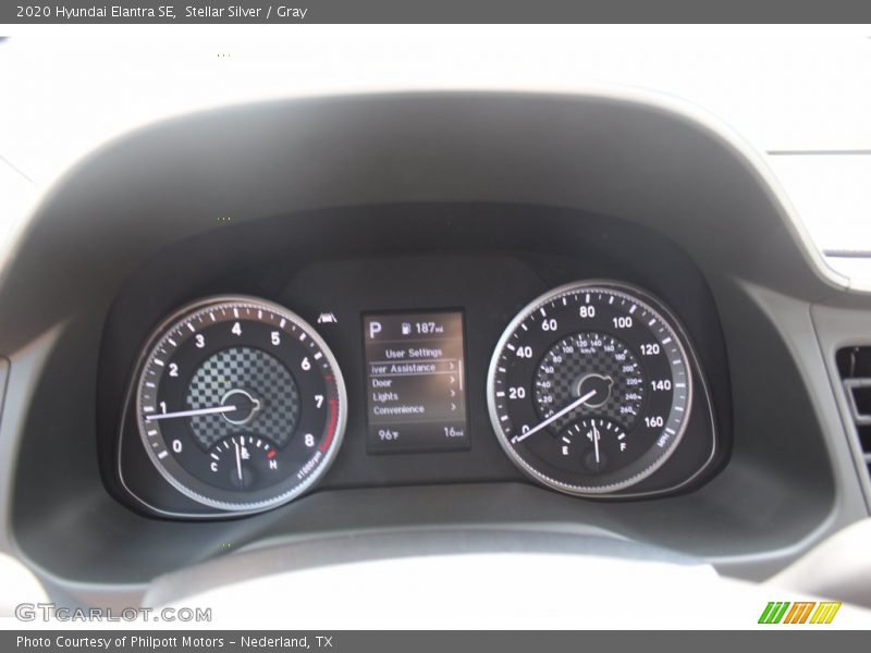 Stellar Silver / Gray 2020 Hyundai Elantra SE