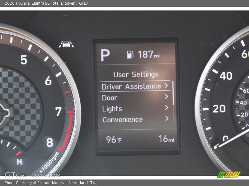 Stellar Silver / Gray 2020 Hyundai Elantra SE