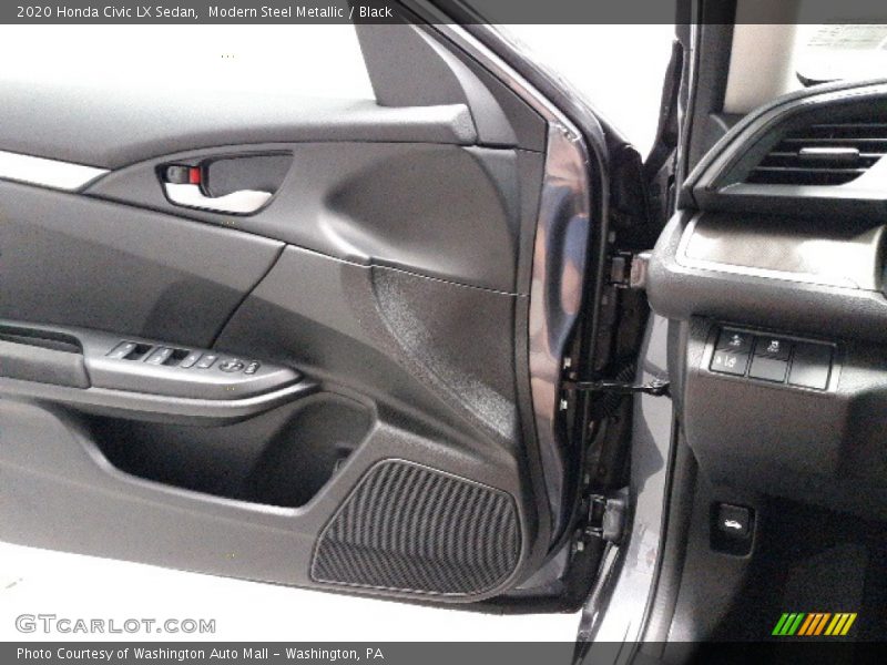 Modern Steel Metallic / Black 2020 Honda Civic LX Sedan