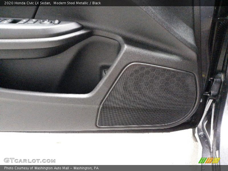 Modern Steel Metallic / Black 2020 Honda Civic LX Sedan