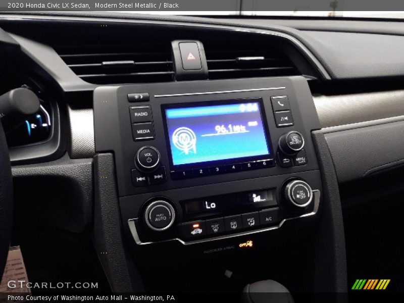 Modern Steel Metallic / Black 2020 Honda Civic LX Sedan