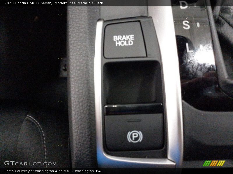 Modern Steel Metallic / Black 2020 Honda Civic LX Sedan