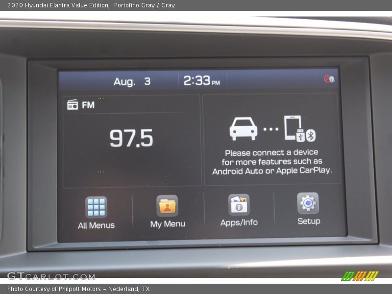 Portofino Gray / Gray 2020 Hyundai Elantra Value Edition