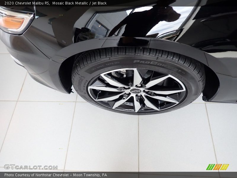 Mosaic Black Metallic / Jet Black 2020 Chevrolet Malibu RS