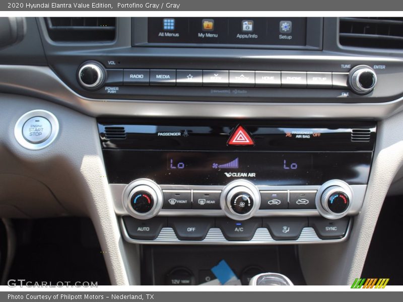 Portofino Gray / Gray 2020 Hyundai Elantra Value Edition