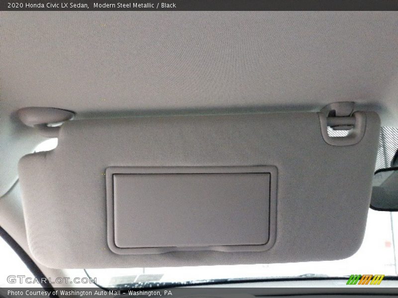 Modern Steel Metallic / Black 2020 Honda Civic LX Sedan