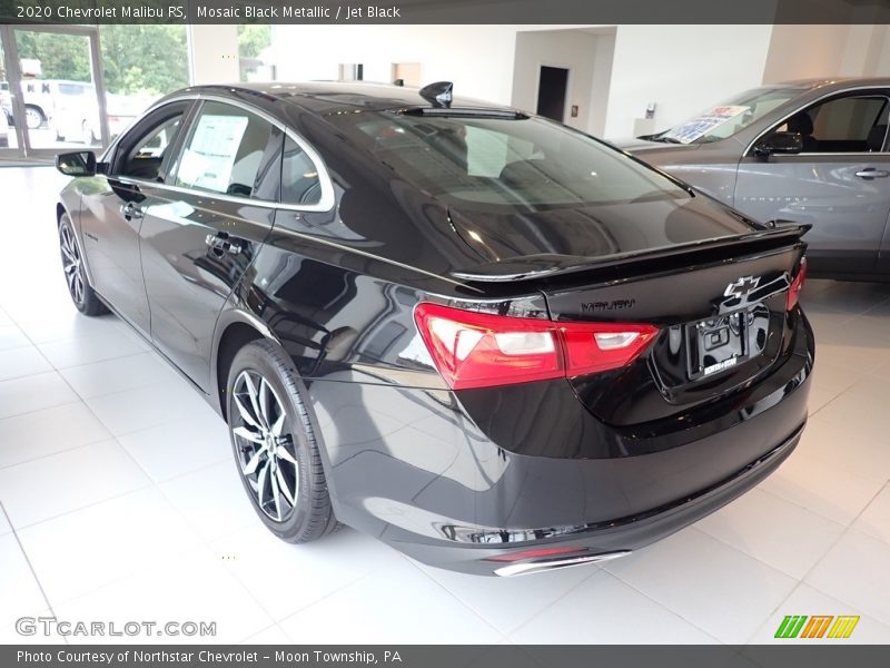 Mosaic Black Metallic / Jet Black 2020 Chevrolet Malibu RS