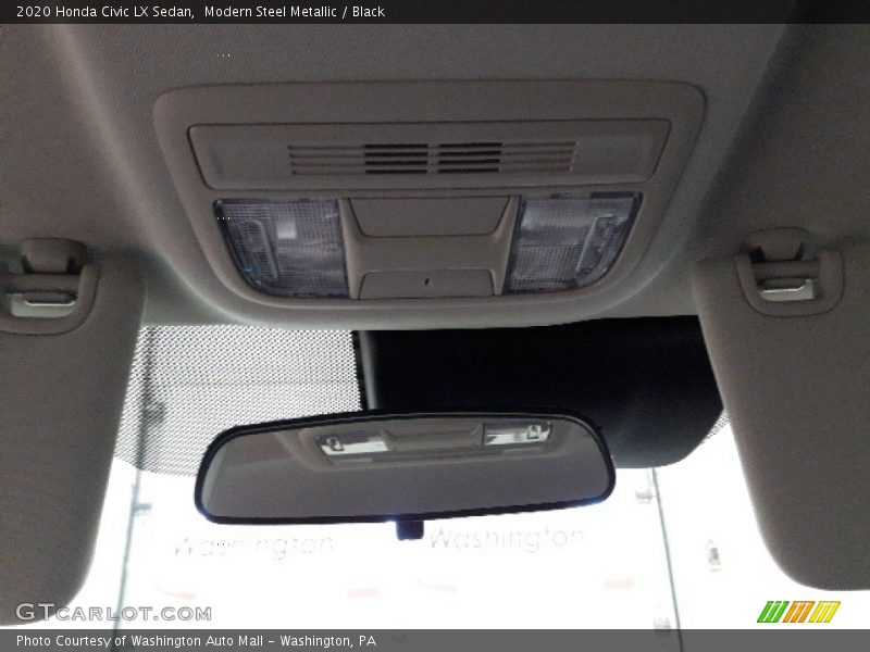Modern Steel Metallic / Black 2020 Honda Civic LX Sedan