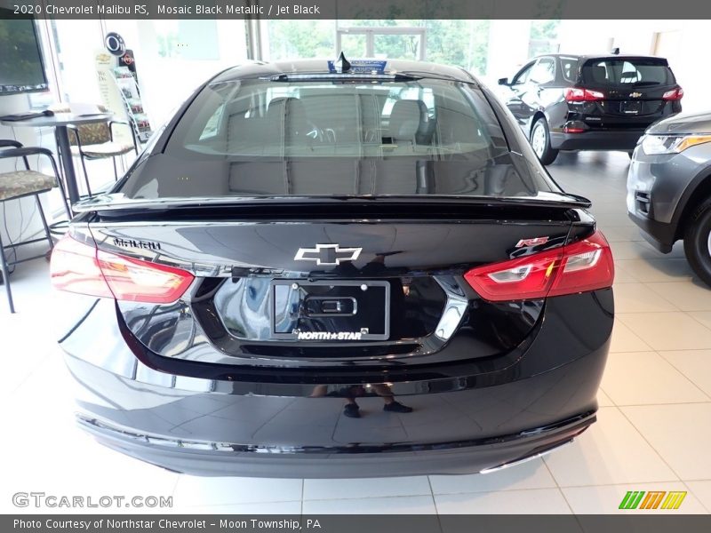 Mosaic Black Metallic / Jet Black 2020 Chevrolet Malibu RS