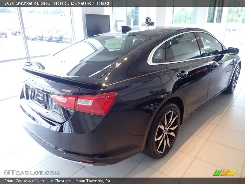 Mosaic Black Metallic / Jet Black 2020 Chevrolet Malibu RS