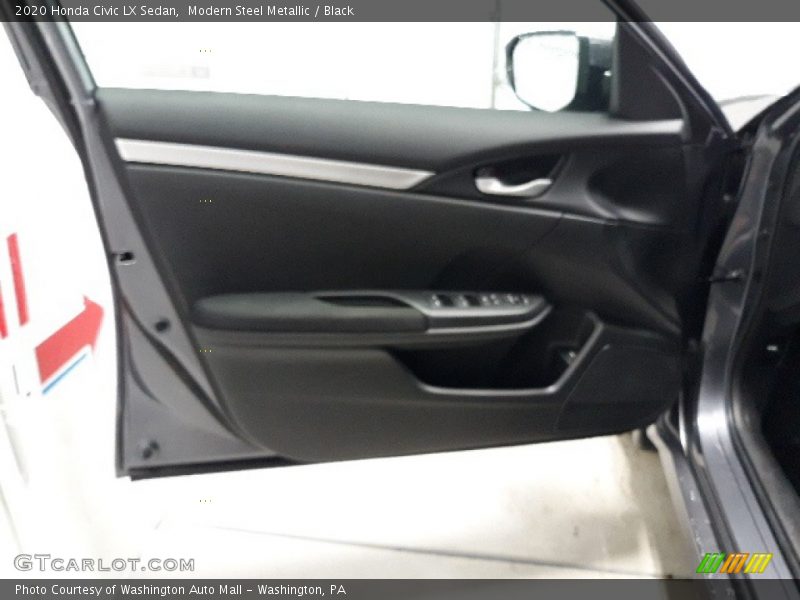 Modern Steel Metallic / Black 2020 Honda Civic LX Sedan
