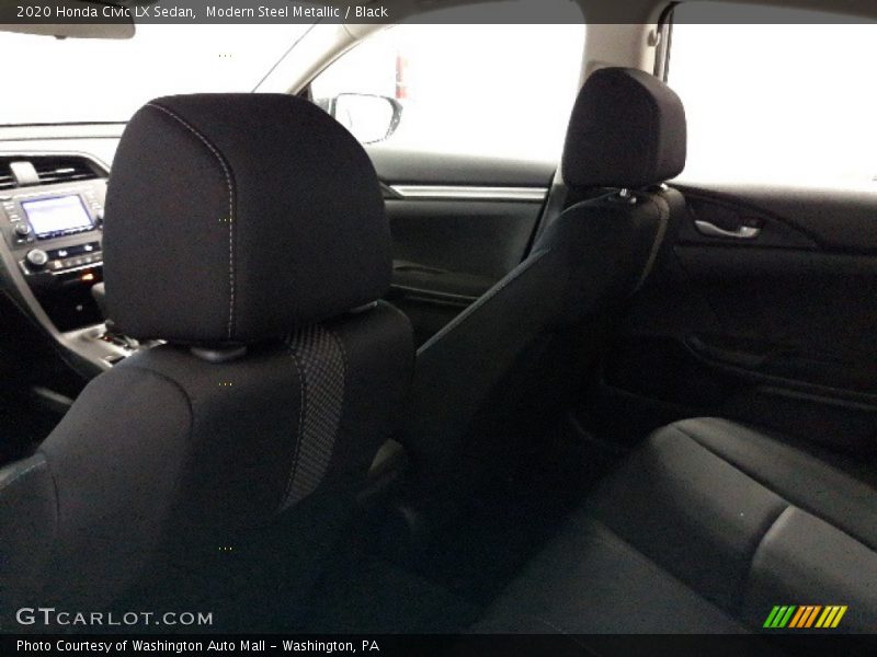 Modern Steel Metallic / Black 2020 Honda Civic LX Sedan