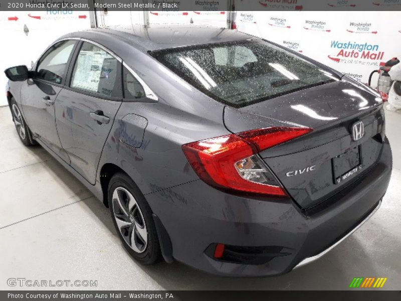 Modern Steel Metallic / Black 2020 Honda Civic LX Sedan