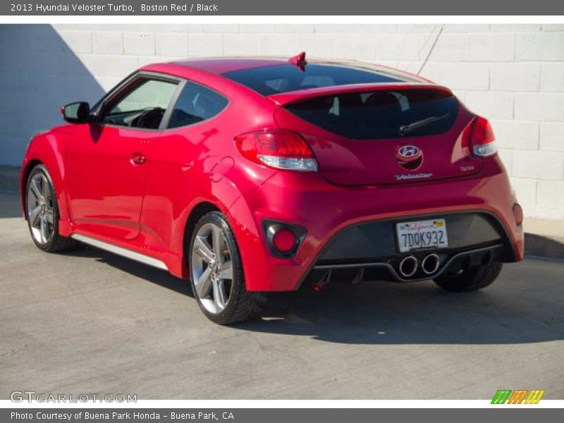 Boston Red / Black 2013 Hyundai Veloster Turbo