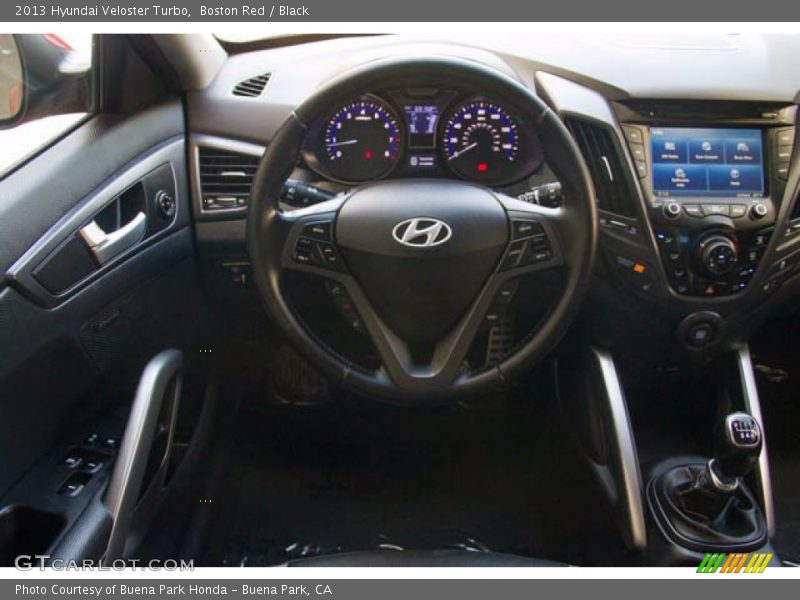 Boston Red / Black 2013 Hyundai Veloster Turbo