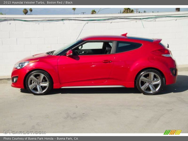 Boston Red / Black 2013 Hyundai Veloster Turbo