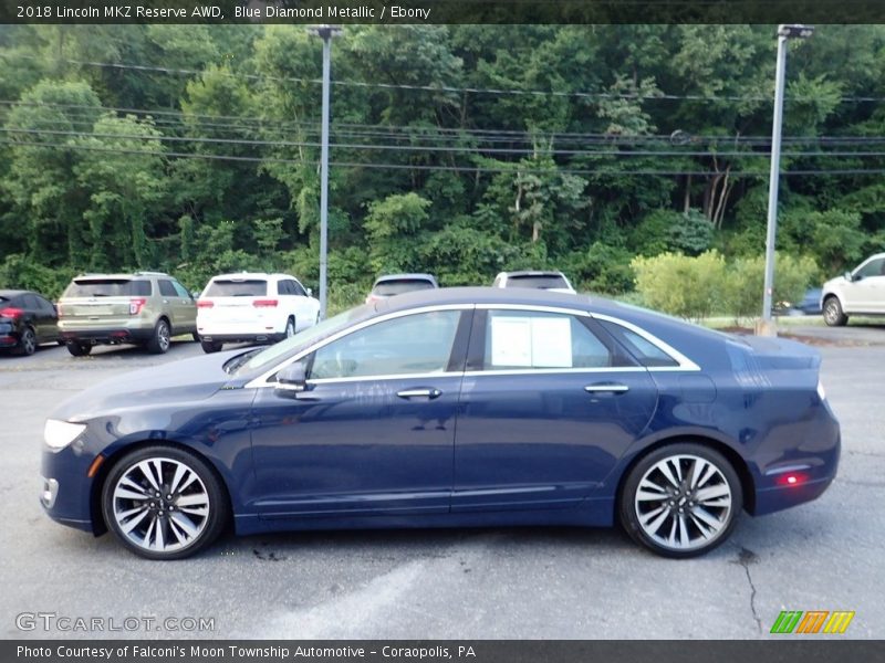  2018 MKZ Reserve AWD Blue Diamond Metallic