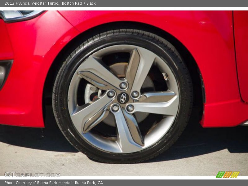 Boston Red / Black 2013 Hyundai Veloster Turbo