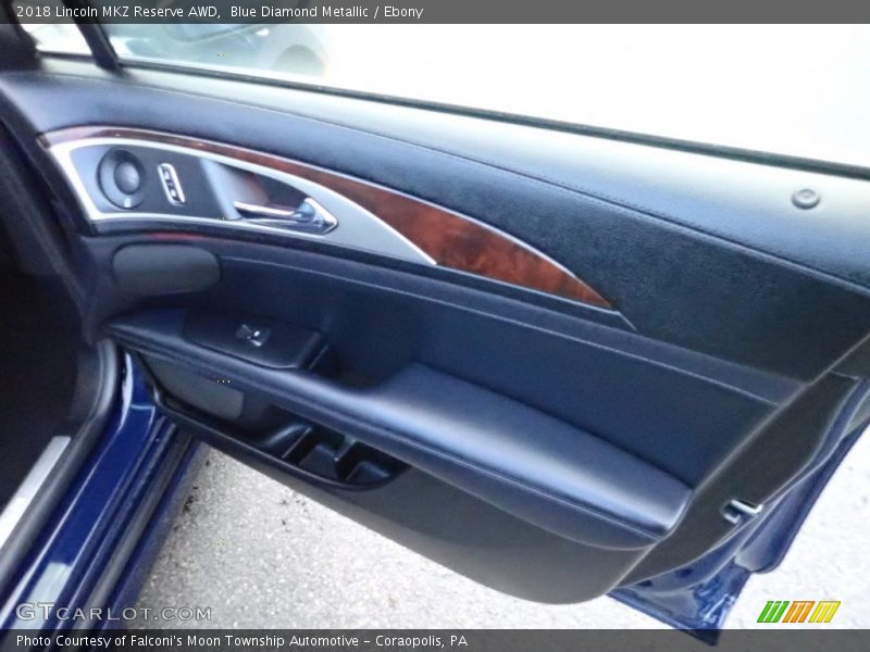 Blue Diamond Metallic / Ebony 2018 Lincoln MKZ Reserve AWD