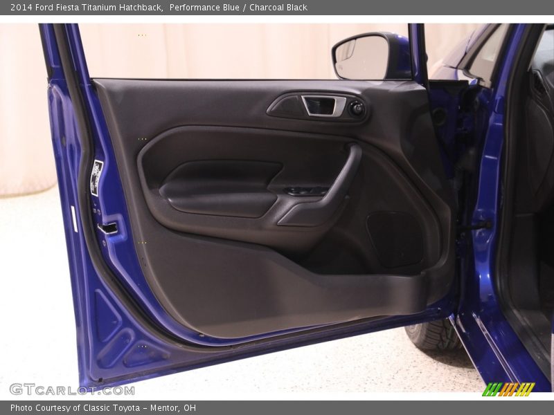 Performance Blue / Charcoal Black 2014 Ford Fiesta Titanium Hatchback
