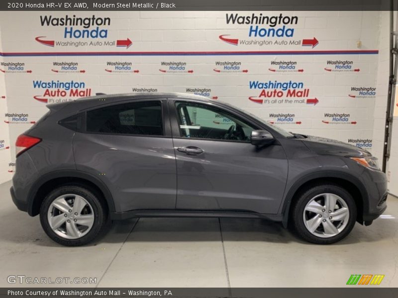 Modern Steel Metallic / Black 2020 Honda HR-V EX AWD