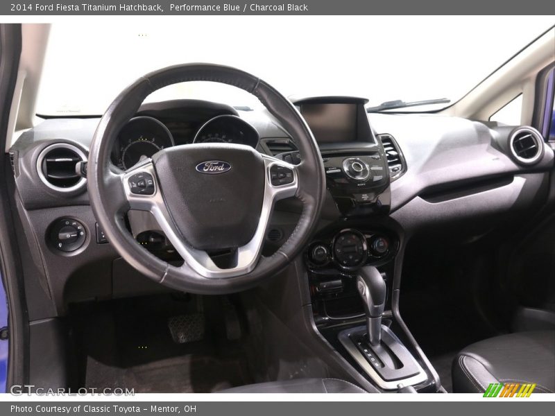 Performance Blue / Charcoal Black 2014 Ford Fiesta Titanium Hatchback