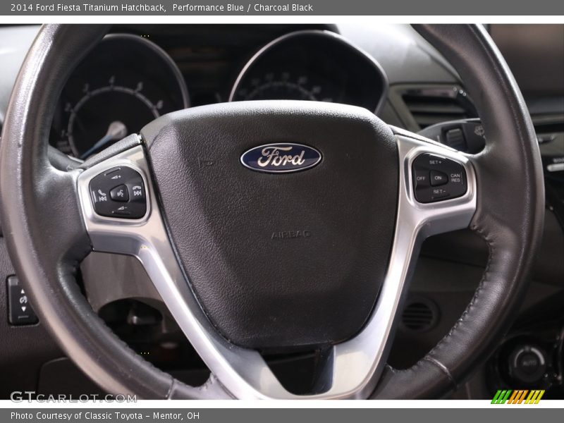 Performance Blue / Charcoal Black 2014 Ford Fiesta Titanium Hatchback