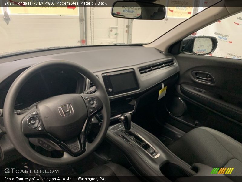 Modern Steel Metallic / Black 2020 Honda HR-V EX AWD
