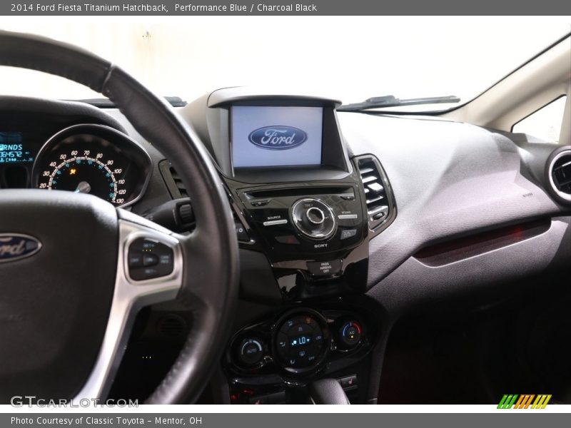 Performance Blue / Charcoal Black 2014 Ford Fiesta Titanium Hatchback