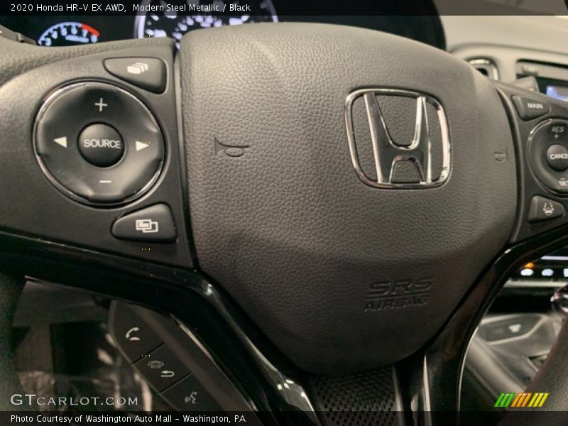 Modern Steel Metallic / Black 2020 Honda HR-V EX AWD