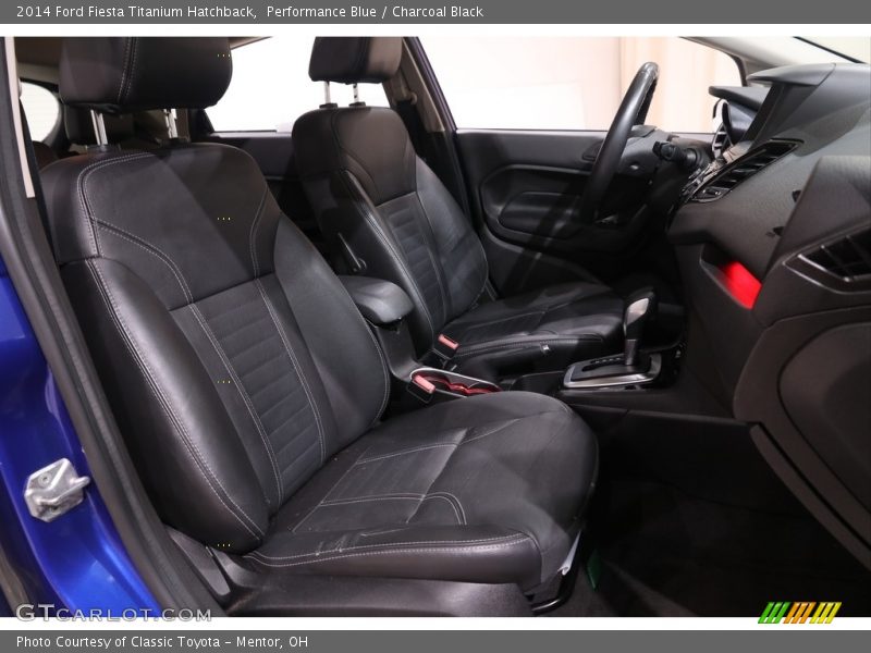 Performance Blue / Charcoal Black 2014 Ford Fiesta Titanium Hatchback