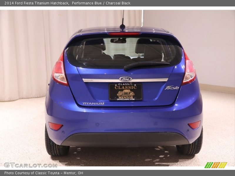 Performance Blue / Charcoal Black 2014 Ford Fiesta Titanium Hatchback