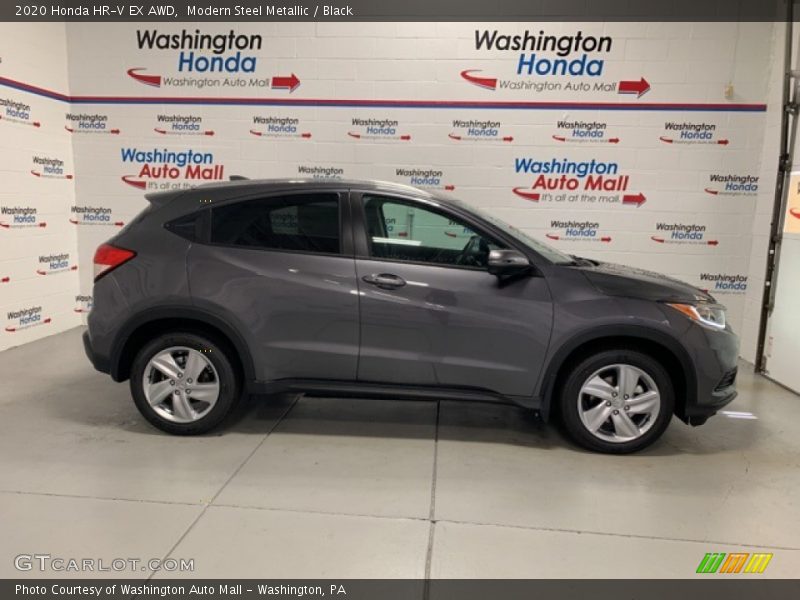 Modern Steel Metallic / Black 2020 Honda HR-V EX AWD