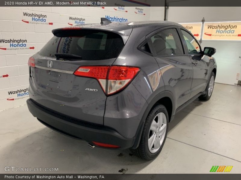 Modern Steel Metallic / Black 2020 Honda HR-V EX AWD